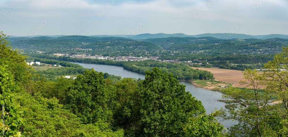 Wall mural Williamsport View from Above