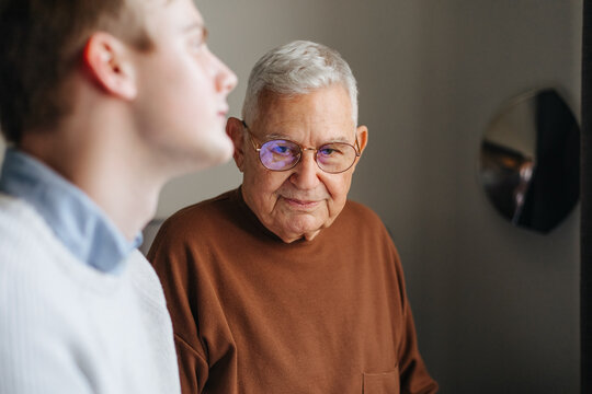 Old Man and His Grandson 