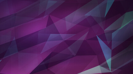 Technology abstract, polygonal background. 3D illustration backdrop template ideal for tech advertising compositions