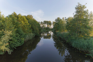 Gein River on a evening in June 