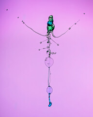 Dancing Water Drops - Liquid Drop Art