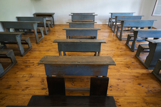 Old Classroom Desks