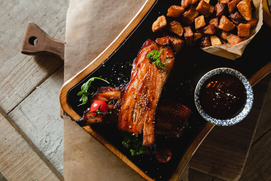 BBQ Pork Ribs.