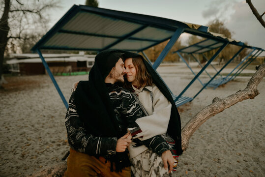 young couple in love