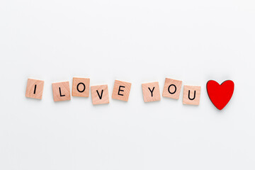 Wooden blocks in a pastel board with the text end heart.