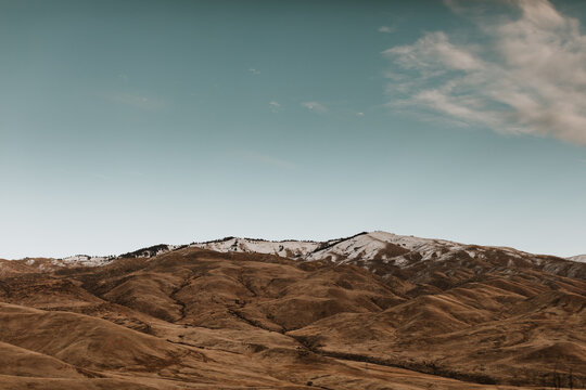 Boise Foothills at Sunset