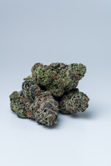 Cannabis Flower Macro - Strain: Sunset Sherbet