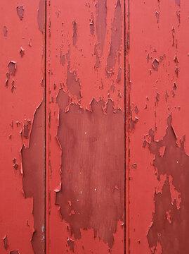 Old door with flaking paint