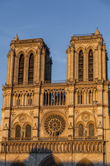 The french cathedral, Note Dame, was consecrated to the Virgin Mary.