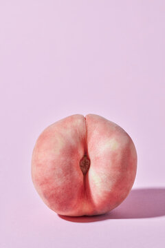 Ripe peach with sexy concept