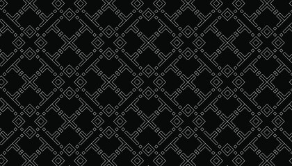 black and white seamless pattern