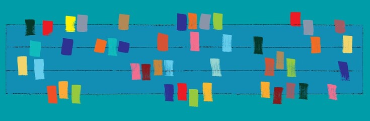 Abstract Music Composition Concept