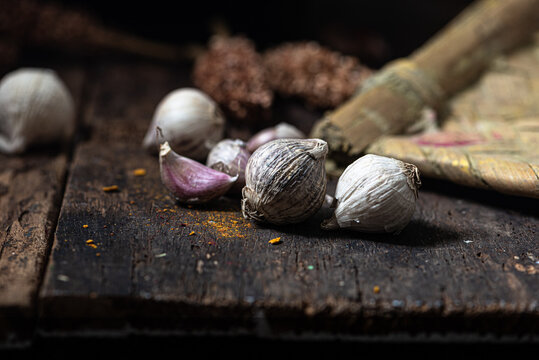 Medicinal Garlic grown in hills