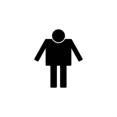 People line icon vector template.