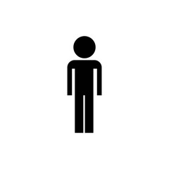People line icon vector template.