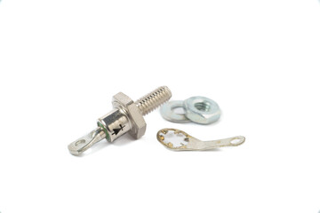 Electronic component: Power diode for mounting on chassis with nut and accessories