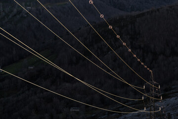 high voltage power lines