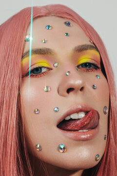 Sparkly beauty portrait 