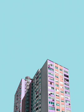 Pastel Skyscraper