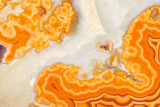 Orange Agate Background