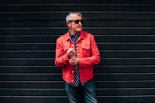 Stylish middle-aged man