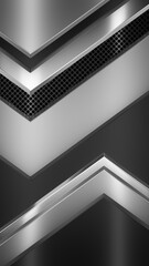 Abstract Metall Colored Strips On Dark Perforated Wall. Abstract Technology Background. 3D Rendering.