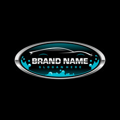 car wash logo template