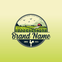 farm logo template © TFamz