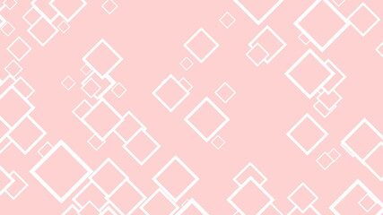 シンプルなひし形のパーティクルイラスト パステルレッド [別Verあり]