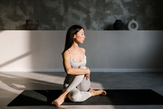 Female yoga