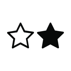 Stars rating icon, four golden star rating illustration vector isolated on blank background