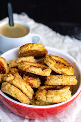 cookies con membrillo y cafe!!!