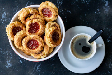 cookies con membrillo y cafe!!!