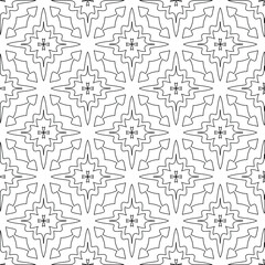  vector pattern with triangular elements. Geometric ornament for wallpapers and backgrounds. Black and white pattern. 