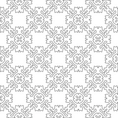  vector pattern with triangular elements. Geometric ornament for wallpapers and backgrounds. Black and white pattern. 