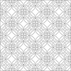  vector pattern with triangular elements. Geometric ornament for wallpapers and backgrounds. Black and white pattern. 