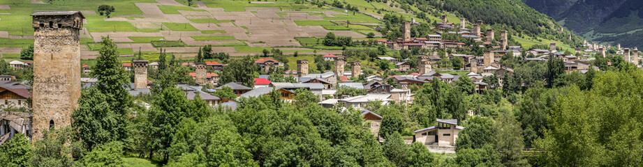 Fototapeta premium Mestia, Georgia
