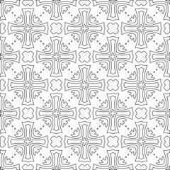  vector pattern with triangular elements. Geometric ornament for wallpapers and backgrounds. Black and white pattern. 