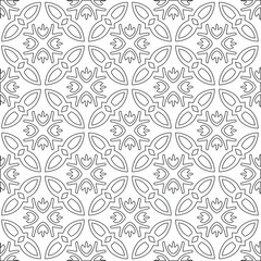  vector pattern with triangular elements. Geometric ornament for wallpapers and backgrounds. Black and white pattern. 
