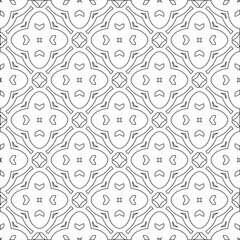  vector pattern with triangular elements. Geometric ornament for wallpapers and backgrounds. Black and white pattern. 