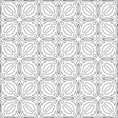  vector pattern with triangular elements. Geometric ornament for wallpapers and backgrounds. Black and white pattern. 