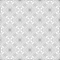  vector pattern with triangular elements. Geometric ornament for wallpapers and backgrounds. Black and white pattern. 