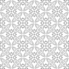  vector pattern with triangular elements. Geometric ornament for wallpapers and backgrounds. Black and white pattern. 