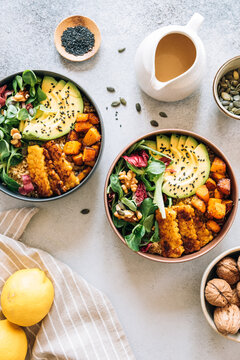 Quinoa bowl with veggies