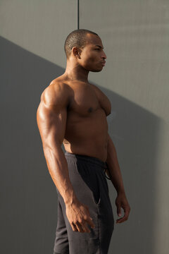 young man exercising outdoor