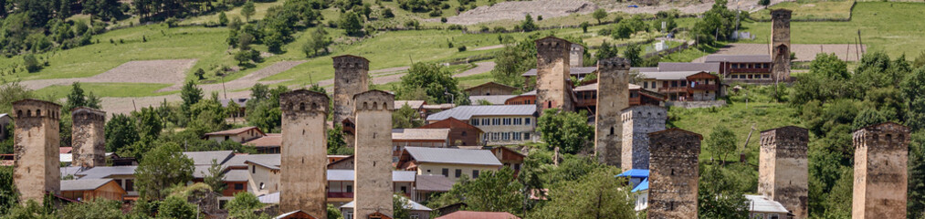 Fototapeta premium Mestia, Georgia