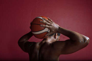 portrait of basketball player 
