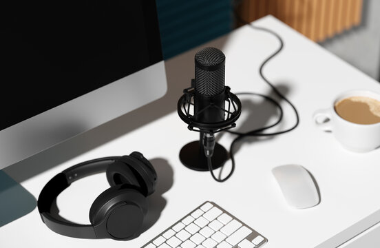 Home podcast studio