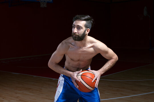 portrait of basketball player