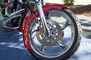 Yamaha Raider S Motorcycle Chromed Front Wheel